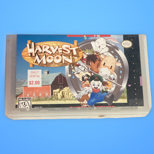 Harvest Moon w/Rental Case and Re-Print Manual